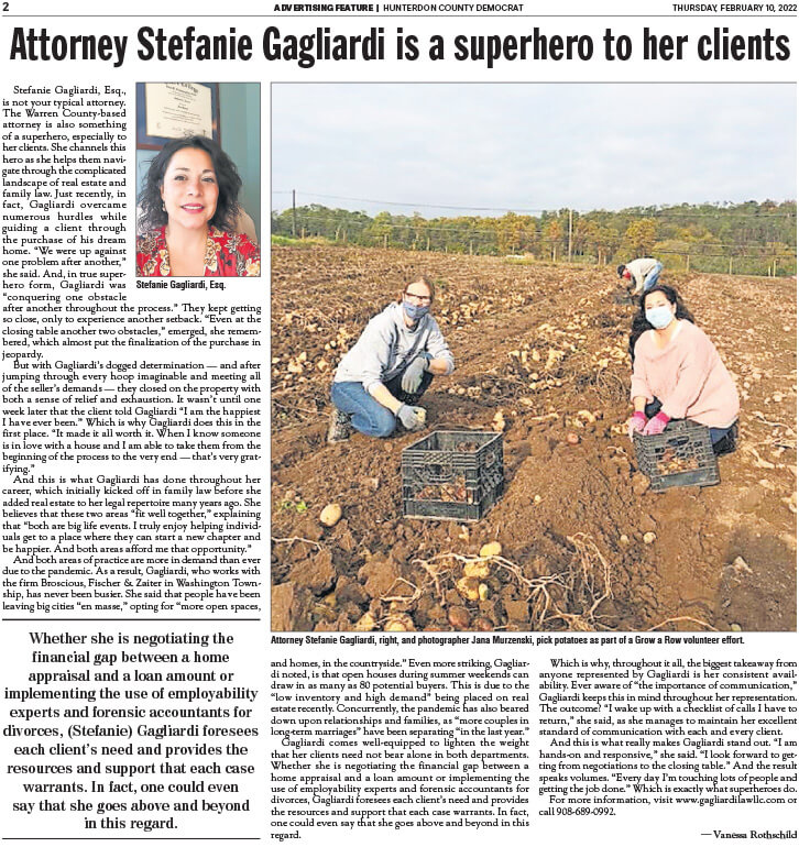 Stefanie C. Gagliardi, Real Estate and Family Law